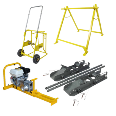 Winches, Dispensers & Drum Jacks Winches, Dispensers & Drum Jacks